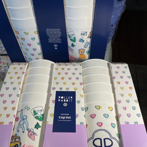Roller rabbit x target Lot: plates,cups & mystery boxes bundle - Picture 11 of 13